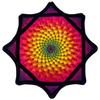 Beginner Spinning Cloth, 24 in Spinning Cloth, Easy to Rotate Sided Print Fingertip Rotating Juggling Toy, Durable, Fun & Challenging Flow Toy with Vibrant Patterns for Party view 1