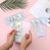 Molain 100 Pcs Clear Dollar Bill Sleeves, Top-Loading Currency Holders 6.8x2.9 in Waterproof Money Sleeves PVC Bill Display Protectors for Banknotes Stamps Collectibles view 4