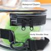18cm Figure Display Bag with Shoulder Strap, PVC Waterproof Dustproof Collector Doll Storage Case, Plush Doll Outdoor Protective Bag (Black) view 3