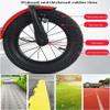JIYIAN Kids Tricycle with Basket for 2-6 Years Old  Heavy Duty 100KG Capacity, Inflatable Wheels  High Carbon Steel Frame, Pedal Bike with Chain, Baby Stroller Push Ride-On,Red view 4