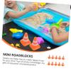 BESPORTBLE 10Pcs Educational Traffic Cone for Plastic Roadblock Signs for Learning Traffic Safety and Imaginative Play for Miniature Scenes and Teaching view 4
