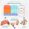 10 Pcs Reusable Plastic Card Holders for Yoto Cards with 3 Ring Loops, Portable Card Holder for Yoto Mini Player Audio Cards, Kids Travel Carrier, Yoto Accessory Organizer Storage Set view 2