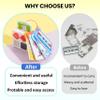 10 Pcs Reusable Plastic Card Holders for Yoto Cards with 3 Ring Loops, Portable Card Holder for Yoto Mini Player Audio Cards, Kids Travel Carrier, Yoto Accessory Organizer Storage Set view 3