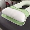 LiveGo J-Shaped Maternity Pillow for Sleeping, Full Body Pillow for Pregnant Women - Mint Green, 57x27.5 Inches view 4