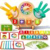FQKIOMY Learning Toys for Kids 3+,Montessori Preschool Educational Learning Activities Counting & Number Blocks Toys Math Games Easter Basket Stuffers Gifts for Girl Boys view 1