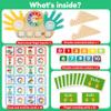FQKIOMY Learning Toys for Kids 3+,Montessori Preschool Educational Learning Activities Counting & Number Blocks Toys Math Games Easter Basket Stuffers Gifts for Girl Boys view 4