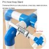 4 Wheeler PVC Hoop Rope Holders, Freestanding Hula Hoop and Jump Rope Holder Stand, Moveable Fitness Hoop Storage Cart, Sport Equipment Organizer Shelves, Playground Garage Gym Shelf(60cm (23 5/8")) view 4