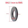 1pc M25 M26 M27 M40 M42 RMS CS Thread Microscope Objective Adapter Rings(M42 to RMS(Pitch 1)) view 2