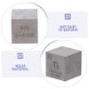 Zerodeko Engraved Titanium Cube for Science Education Metal Element Cube for Teaching Display and Collection for Schools and Teachers view 3