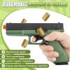 Soft Bullet Toy Gun with Shell Ejecting,Gun Fidget Toy with 100 Soft Bullets, 24 Shells and 2 Magazines,Education Toy Model,Christmas Birthday Gifts for Boys&Girls Kids Adults Age 8+(Green) view 4