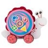 Haugboag Wooden Pull Along Toy,Snail Pull Toys for Toddlers 1-3 view 1