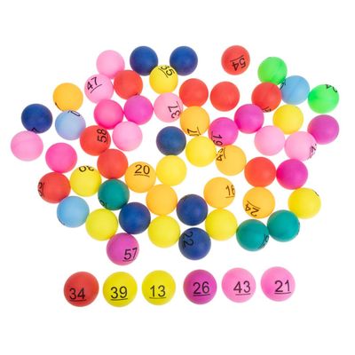 TOYANDONA 80pcs Balls for Raffles and Games Fair Draw Plastic Lottery Balls for Parties and Entertainment Venues for Interactive Fun