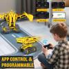 5-in-1 STEM Robotics Kits, 550 PCS Science Kits Building Blocks RC Robot Sets, App & Remote Control, Educational Toys for Kids Age 6 7 9 10 11 13 14+, DIY Gift for Boys & Girls view 3
