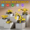 5-in-1 STEM Robotics Kits, 550 PCS Science Kits Building Blocks RC Robot Sets, App & Remote Control, Educational Toys for Kids Age 6 7 9 10 11 13 14+, DIY Gift for Boys & Girls view 4