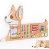 BlueWood Wooden Wall Busy Board Panels, Toddler Learning Activity Center, Montessori Philosophy Sensory, Educational Toys, Conducive to All-Round Development - Corgi view 1