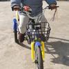 Folding Tricycle,Rickshaw trikes with Pedals,3 Wheels Bicycle with Back seat,Cruiser Bike for Hanging Out,Dual Brakes,Pneumatic tire Spoke Wheels,Front Wheel disc Brake view 2