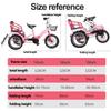 Folding Tricycle,Rickshaw trikes with Pedals,3 Wheels Bicycle with Back seat,Cruiser Bike for Hanging Out,Dual Brakes,Pneumatic tire Spoke Wheels,Front Wheel disc Brake view 4