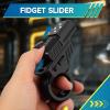 3D Fidget Spinner Slider Toys, EDC Fidgets Cliker Pistol Toy, Fidget Ring Pad for Adults, Plastic Finger Hand Roller Spinner Stress Relief Focus Sensory Toys for Kids Christmas Birthday Gift Prize view 4