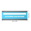 BOXOB 10pcs Mahjong Line Finder, Blue Translucent Mah Jongg Card Line Reader Guide Rules Helpers Mahjong Gifts Mah Jongg Accessories for Players view 2