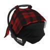 Plaid Red and Black Baby Car Seat Canopy Cover, Multi Use Breathable Nursing Breastfeeding Covers for Mom Soft Stroller Sun Shade Newborn Shower Gift view 4