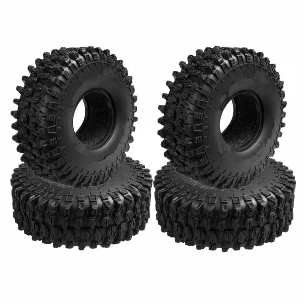 4 PCS 1.9" Wheel Tires Tyres Replacement for Axial (SCX10 90046 D90 TRX-4 1/10 RC Crawler Parts