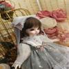 SssHam 30 cm/45 cm/60 cm Doll Clothes Mesh Dress, Headwear 1/3 1/4 1/6 BJD Doll Accessories (Clothes Only, Doll Not Included)(1/3) view 3