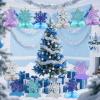 12 Pcs Snowflake Centerpieces for Table Snowflake Winter Table Decorations Winter Wonderland Decorations Frozen Birthday Party Decorations view 4