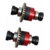Metal Differential Set (2PCS) Front & Rear 30T 0.8Mod Upgrade for Arrma 1/18 Granite GROM, Typhon GROM, 1/14 Mojave GROM, Replaces #ARA311177#ARA311177V2 (Red) view 3