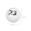 WESIEVYA 50pcs Window Number Balls Bingo Raffle Game Balls Break-Resistant for Party Event Celebration Entertainment view 2