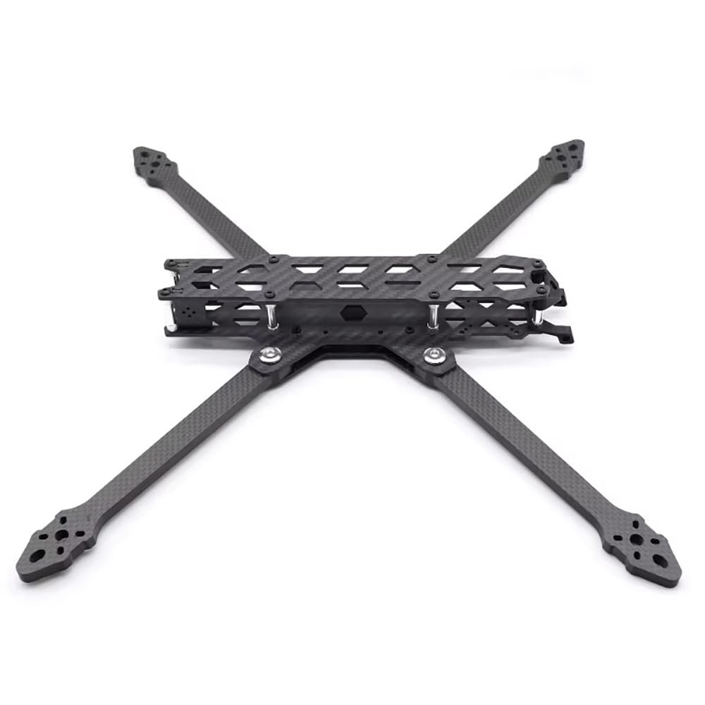 LX10 V2 10inch Fold Carbon Fiber Frame Wheelbase 405mm Thickness Arm 7.0mm for 3115 Motor FPV Super Long Range Drones Parts (1PC LX10 V2)