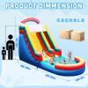 21x12x9FT Inflatable Commercial Grade Water Slide with Pool and Air Blower for Adults, Premium 100% PVC Big Bounce House with Slide, Wet Dry Use, Summer Refreshing Party view 2