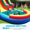 21x12x9FT Inflatable Commercial Grade Water Slide with Pool and Air Blower for Adults, Premium 100% PVC Big Bounce House with Slide, Wet Dry Use, Summer Refreshing Party view 3