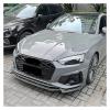Ar Front Lip Bumper Splitter Diffuser Chin Kit Spoiler Tuning Guard Deflector Lips Chin Covers 2021 + Compatible With A5 Sline S5 8W6 C(Glossy black) view 4