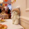 AGWIM Tiny Bear in a Box, Handmade Mini Plush Teddy Bear, My Little Worry Bears with Hat and Support Card, Stuffed Get a Hug Pocket Teddy Keepsake for Lovers (White) view 3