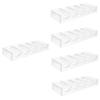 VANZACK Transparent Acrylic Poker Chip Holder - Portable Multi-Storage Tray for Easy Organization and Wear Resistant Case for Poker Games Tournaments and Home Use view 1