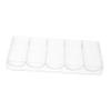 VANZACK Transparent Acrylic Poker Chip Holder - Portable Multi-Storage Tray for Easy Organization and Wear Resistant Case for Poker Games Tournaments and Home Use view 2