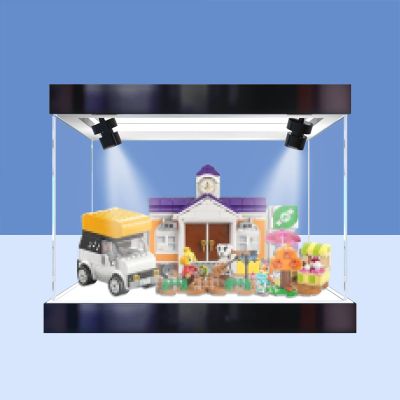 Acrylic Display Case Compatible with 77052 K.K.'s Concert at The Plaza Model - Clear Dustproof Storage Box (Model Not Included) (Option D)