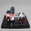 1966 R Series Truck Tractor American Flag Livery 1/43 Diecast Model by IXO Models U43TR001 view 3
