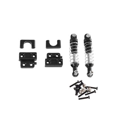 Compatible with 1/12 RC car MN82 LC79 Metal Rear axle Fixing Parts, Rear Shock Absorber Upgrade Accessories(Black)