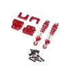 Compatible with 1/12 RC car MN82 LC79 Metal Rear axle Fixing Parts, Rear Shock Absorber Upgrade Accessories(Black) view 2