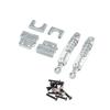Compatible with 1/12 RC car MN82 LC79 Metal Rear axle Fixing Parts, Rear Shock Absorber Upgrade Accessories(Black) view 3