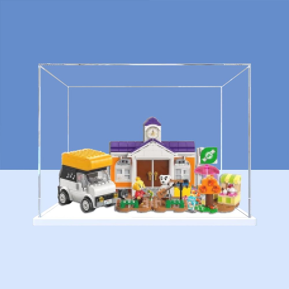 Acrylic Display Case Compatible with 77052 K.K.'s Concert at The Plaza Model - Clear Dustproof Storage Box (Model Not Included) (Option A)