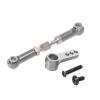 Compatible with H16 B16BM H16PL 16207/08/09/10 Metal 25T Servo Arm Servo Horn Steering Servo Link Rod 1/16 RC Car Upgrade Parts(Titanium) view 1