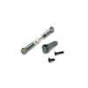 Compatible with H16 B16BM H16PL 16207/08/09/10 Metal 25T Servo Arm Servo Horn Steering Servo Link Rod 1/16 RC Car Upgrade Parts(Titanium) view 3