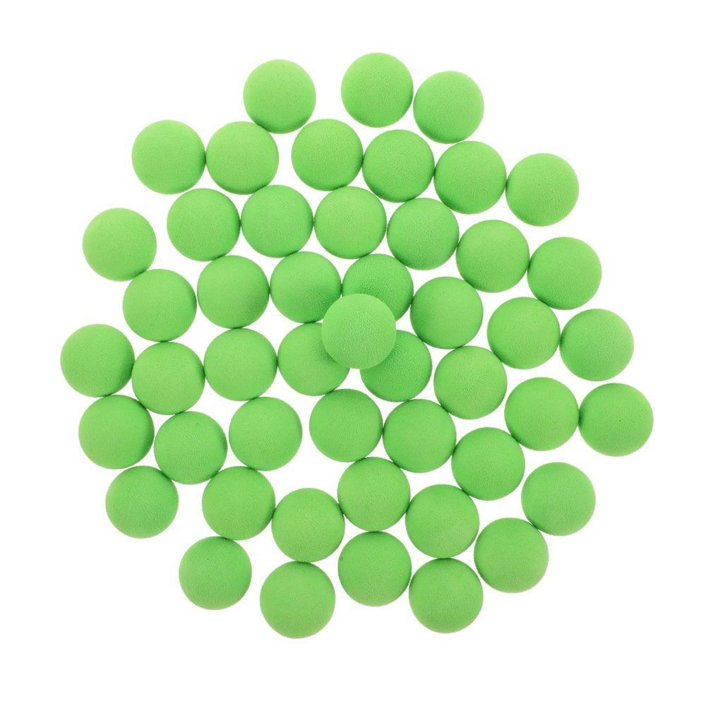 YARNOW 50pcs Foam Launch Balls Round Ball Toys for Parties Games Decorations Safe Eva Material for Adults Fun Filler for Candy Bags Treasure Boxes