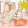 Avenlur Cherry 5-in-1 Wooden Indoor Climber  Montessori Toddler Play Gym with Slide, Rock Wall, Rope Ladder, Sensory Panel & Swing  Indoor Playground for Kids Ages 18 Months to 5 Years view 4