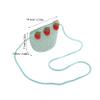SAFIGLE Cute Strawberry Crossbody Bag For Children Little Girls Straw Purse Woven Shoulder Bag For Birthday Summer Vacations And Daily Use view 2