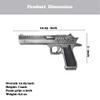 12.25" Desert Eagle Foam Replica Collectible Prop Gun for Cosplay, Halloween, Display & Gifting  Lightweight Safe Foam Pistol for Costume and Decor Use (Grey) view 2