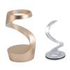 Aluminum Alloy Levitating Rotating Gyroscope, Desktop Metal Floating, Spiral Gyroscope Decoration for Home and Office (Gold and Silver Dragon) view 3