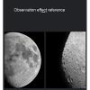 114mm Reflective Telescope with Tripod & Planetary Mirror for Kids & Astronomy Beginners, Portable Telescope with 3 Magn view 3